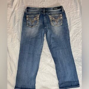 size 7/8 vigoss jean capris